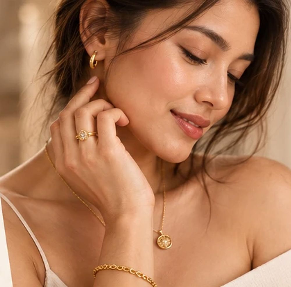 Gold jewelry from Jam Jewelry's