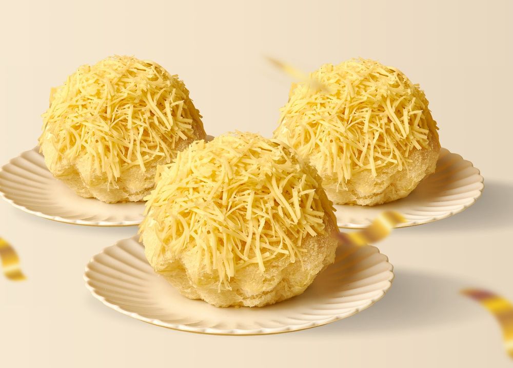 Cheesy ensaymada from Mylene's Bakeshop